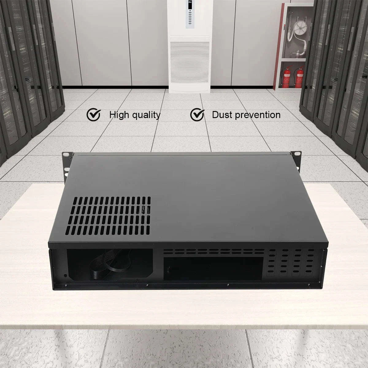 2U Ultra Short Rack Server Case 35cm Depth Micro ATX Mini ITX-United States