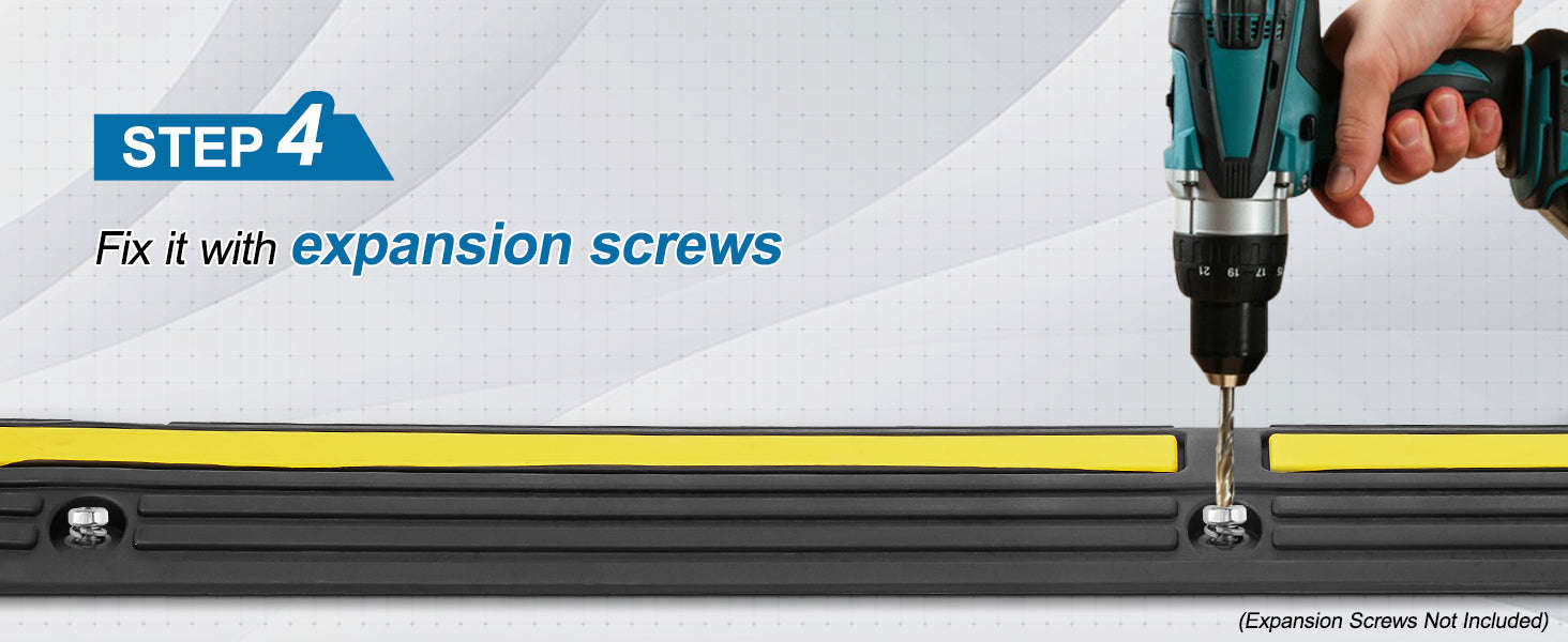 3.28ft Cable Protector Ramp 4 Pack 1 Channel Heavy Duty Rubber Speed Bump-france
