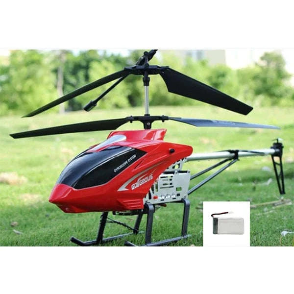 3.5CH 80cm Extra‑Durable RC Helicopter Drone-Silver