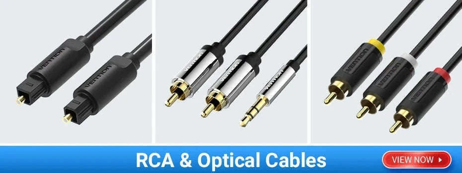 3.5mm to 2 RCA Audio Splitter Cable for Clear Sound-Alloy Shell-PVC / 5m / China Mainland