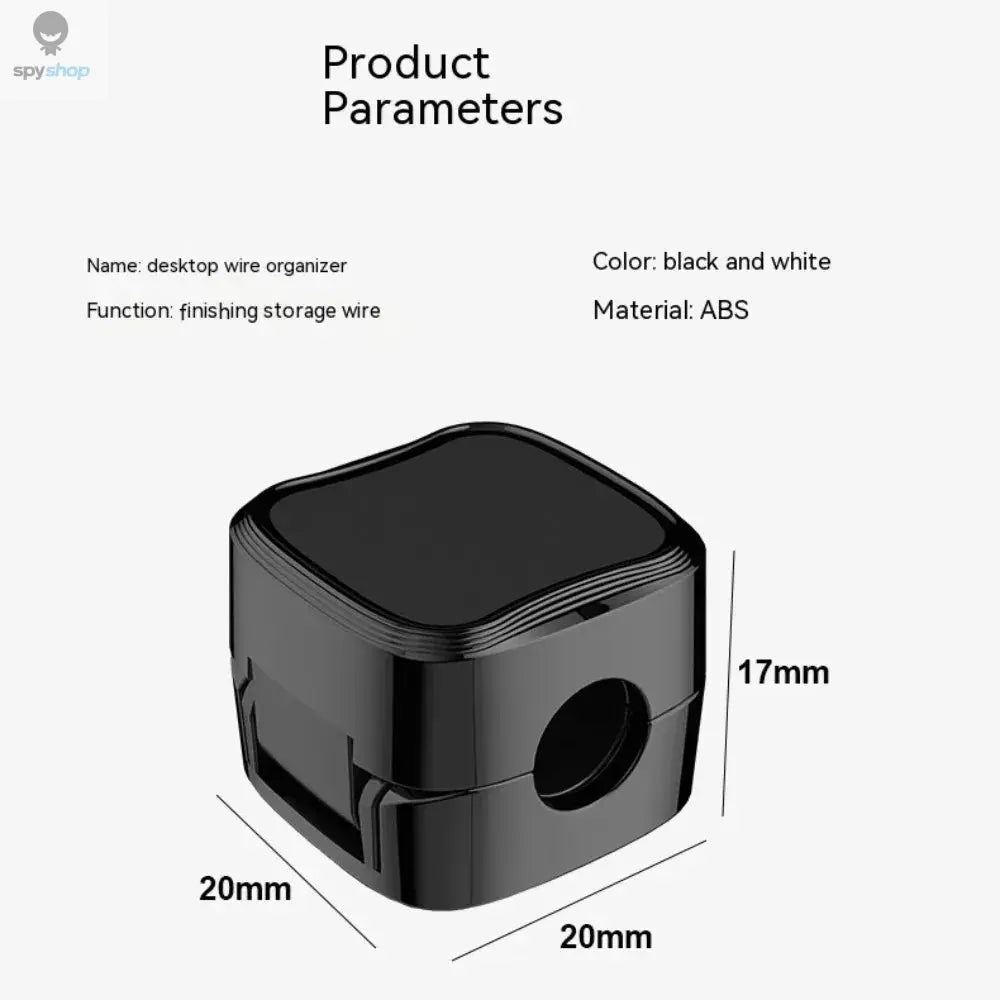 3/6PCS Magnetic Cable Clips Cable Smooth Adjustable Cord Holder Under Desk Cable Management Wire Keeper Cable Organizer Spy-shop.com