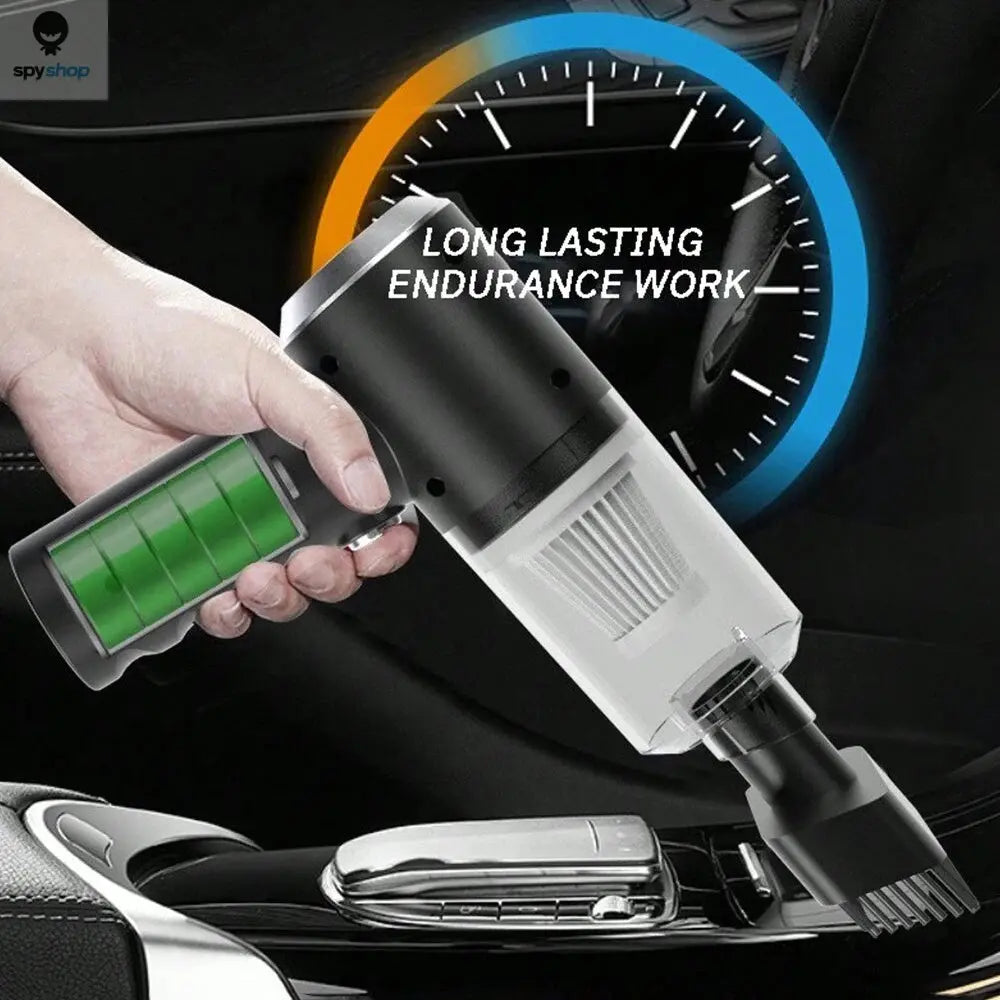 3 In 1 Integrated Suction And Blowing Vacuum Combination Vacuum Cleaner USB Charging Small Car Household Vacuum Cleaner Spy-shop.com