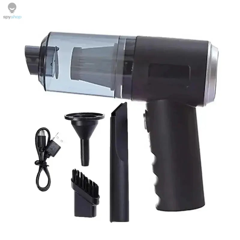 3 In 1 Integrated Suction And Blowing Vacuum Combination Vacuum Cleaner USB Charging Small Car Household Vacuum Cleaner Spy-shop.com