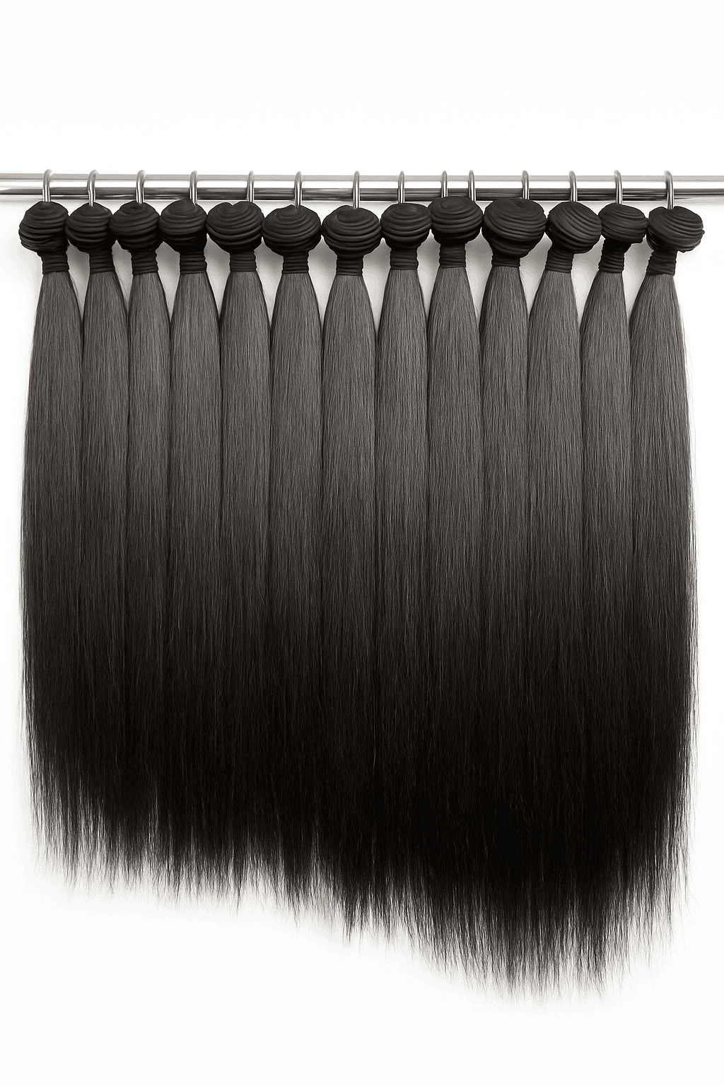 3 Bundle Straight Human Hair Bundles, 20 Inch, Natural Look-Remy Hair / 15%-20% / france|20222426