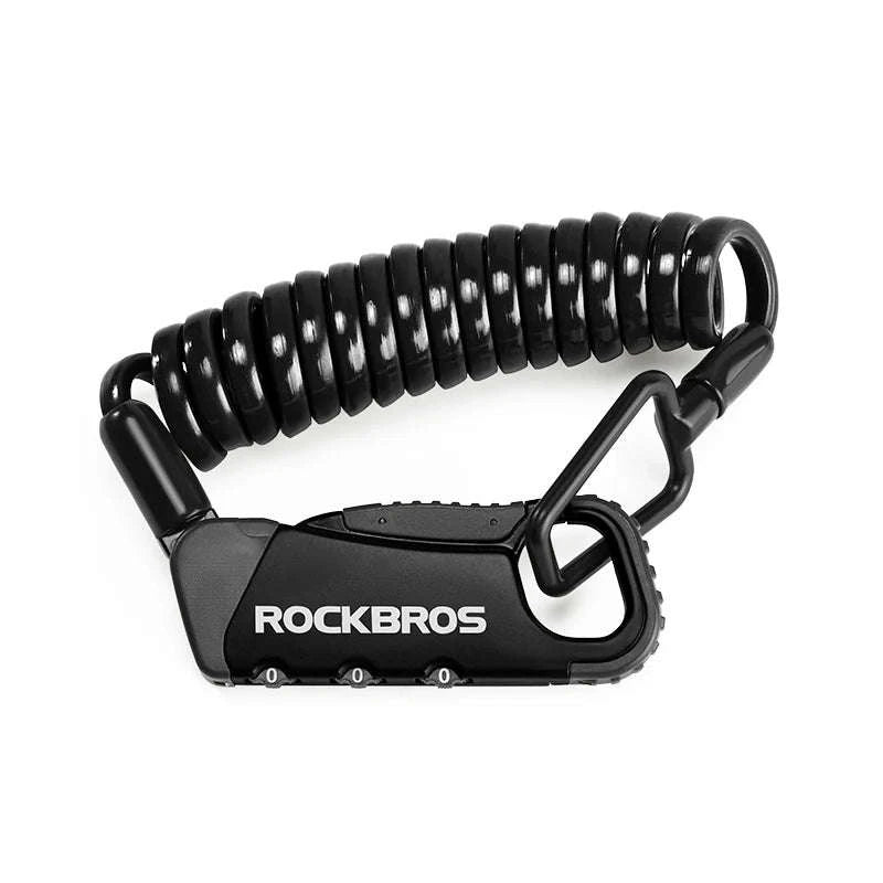 3-Digit Bicycle Cable Lock, 120cm Anti-Theft Lock-RBK6N-OR