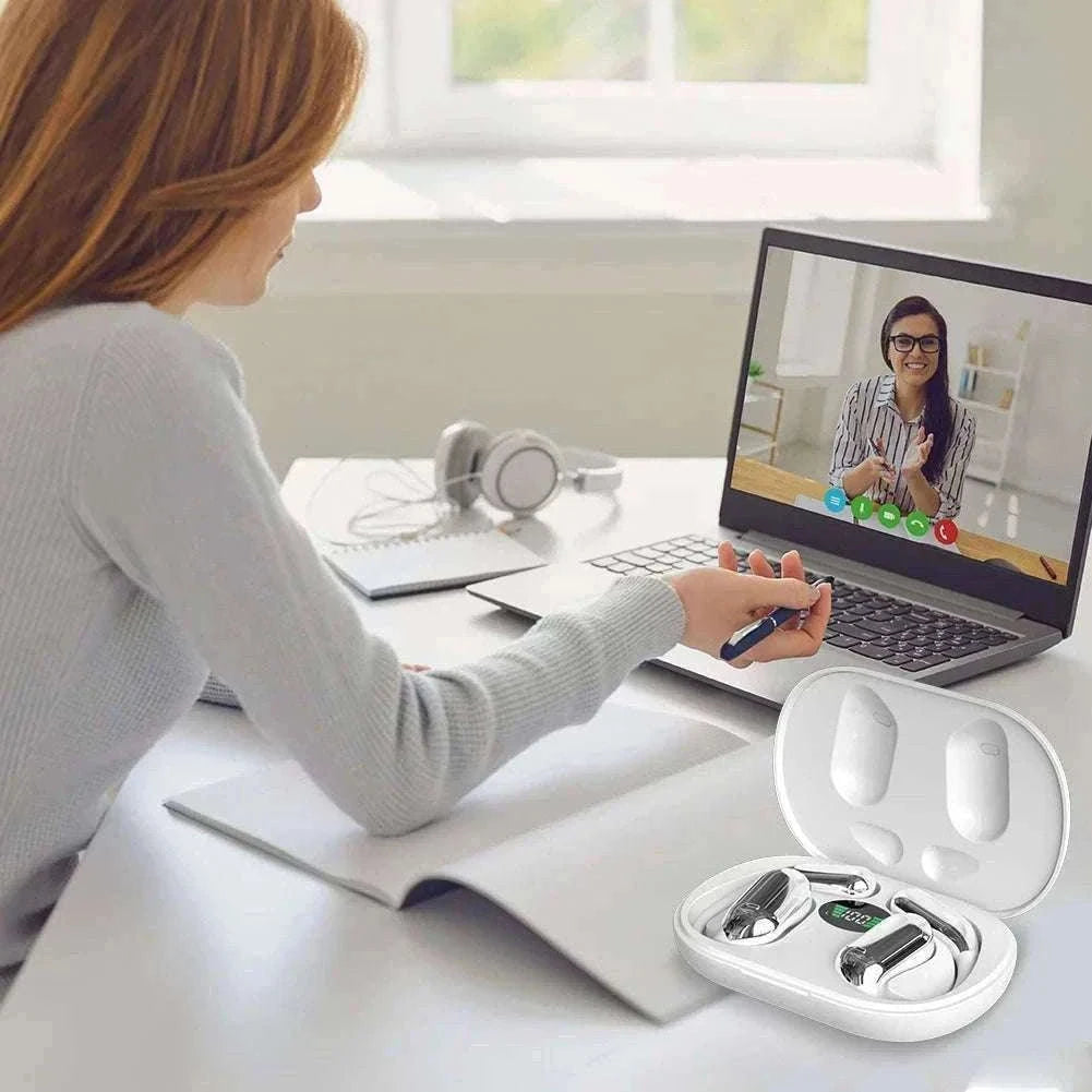 3-in-1 AI Translator Earbuds with Real-Time Voice Translation-Beige BT5.3 hot sale