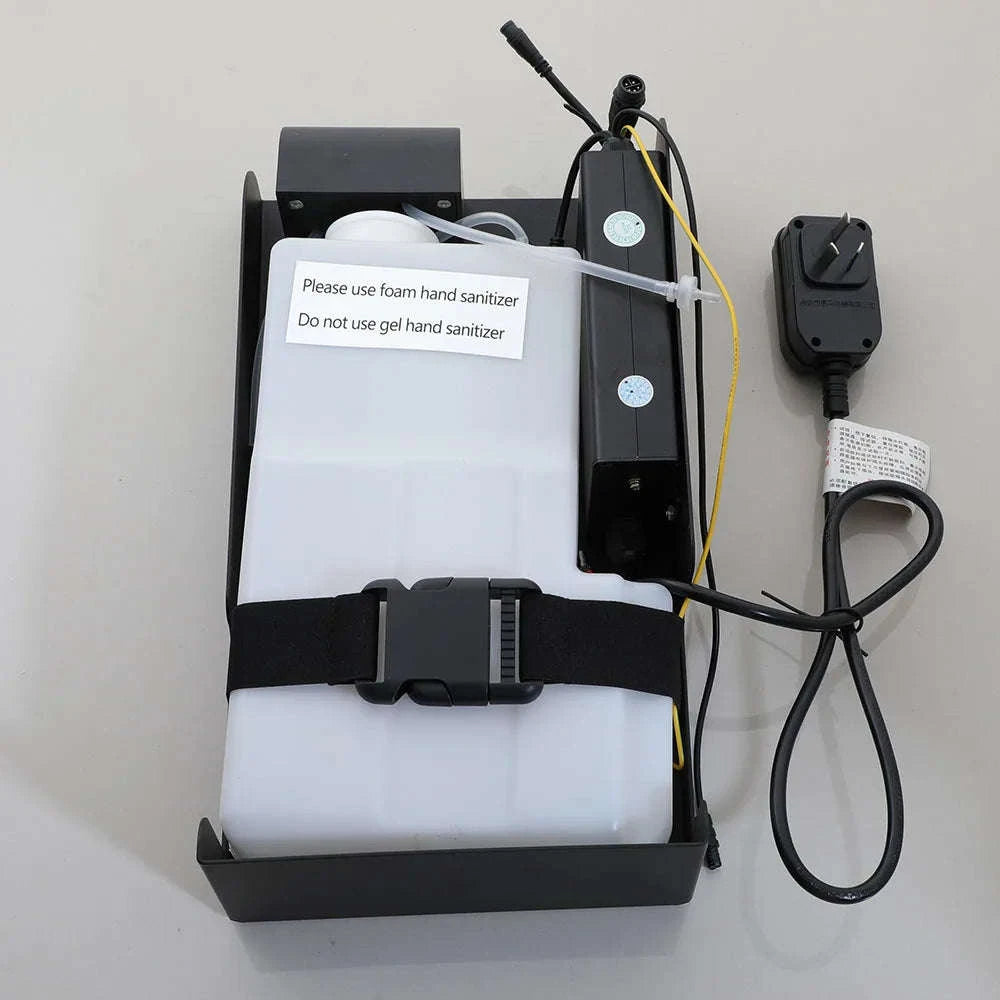 3‑in‑1 Automatic Bathroom Faucet With Soap Dispenser & Hand Dryer-black 2 in 1