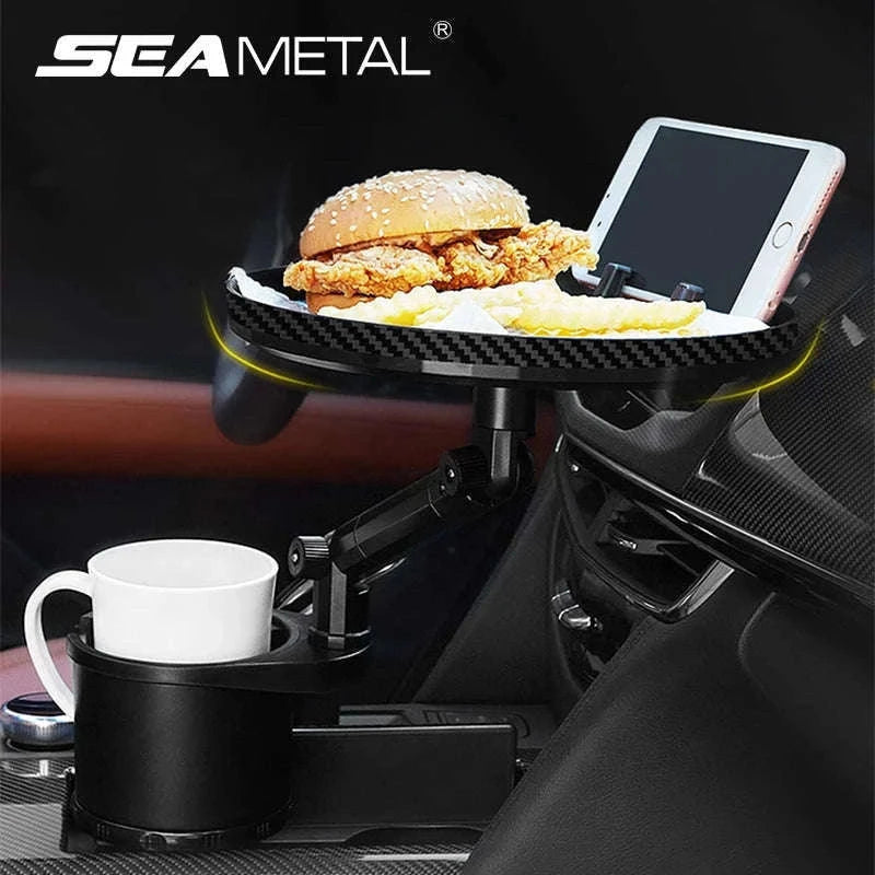 3 in 1 Car Cup Holder Extender with Tray-1Pack