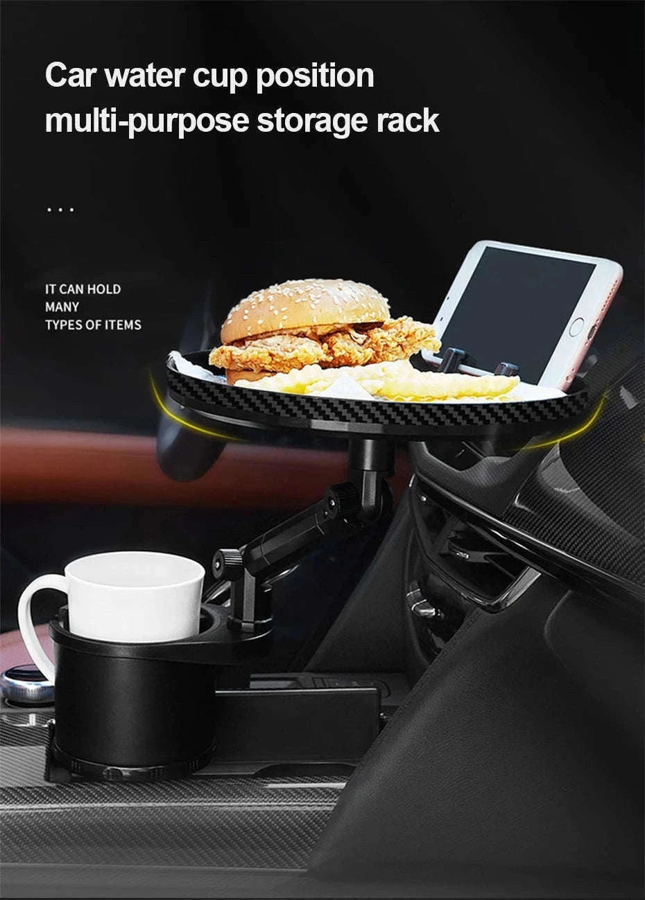 3 in 1 Car Cup Holder Extender with Tray-1Pack