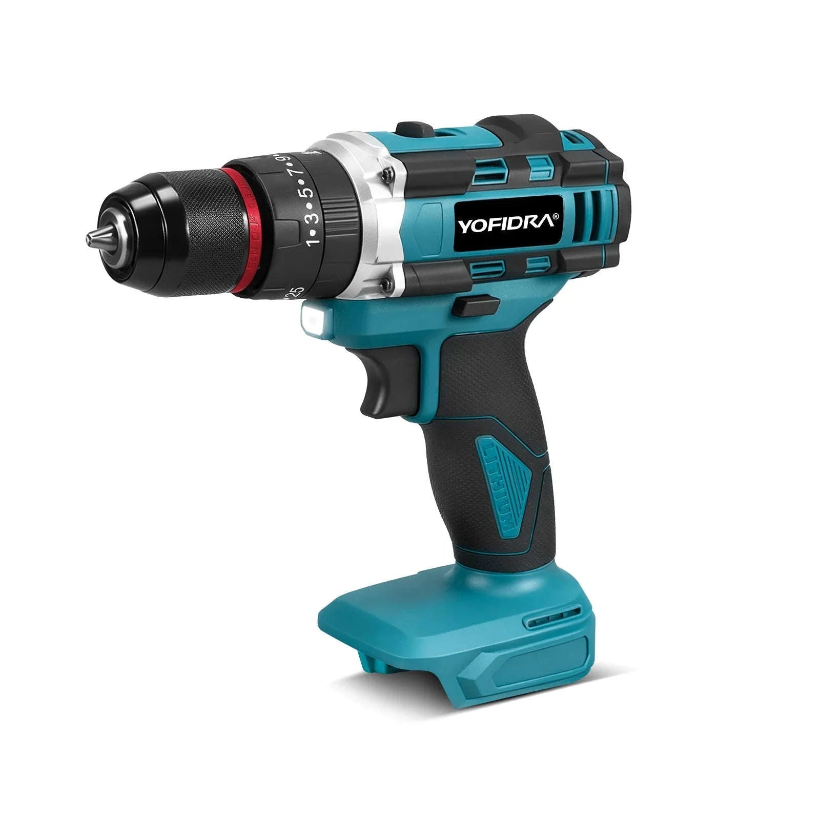 3-in-1 Cordless Impact Drill 21V 25+3 Torque 3/8 in Chuck-1 Battery / Germany