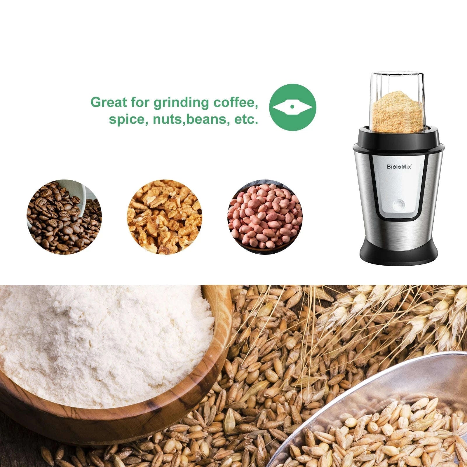 3-in-1 Food Processor 700W Blender, Chopper and Grinder-TB23M / US / United States