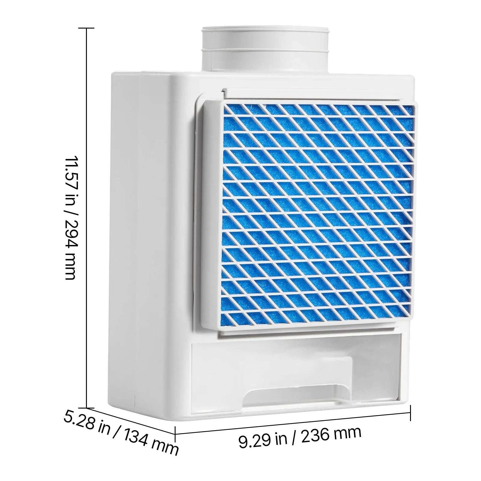 3-in-1 Indoor Dryer Vent Kit with Filter Pads & Safety Hood-Type 2 / United States