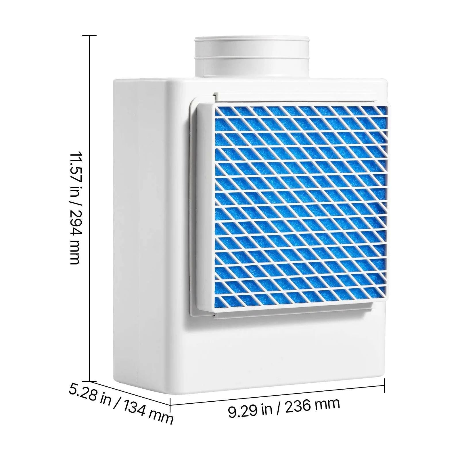 3-in-1 Indoor Dryer Vent Kit with Filter Pads & Safety Hood-Type 2 / United States