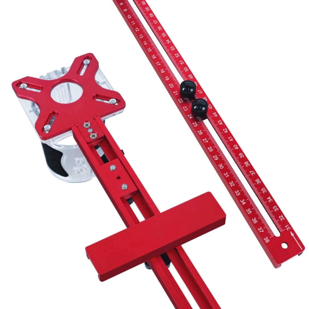 3-in-1 Router Milling Groove Bracket for Precision Woodworking-Inch / 1Pcs