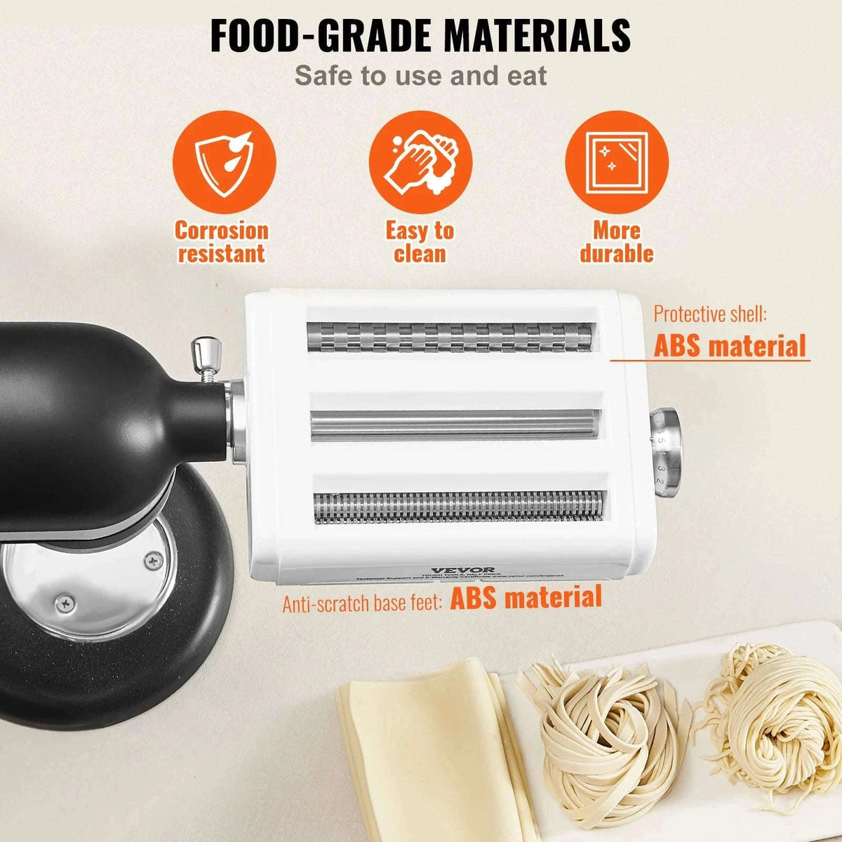3-in-1 Stainless Steel Pasta Attachment for Stand Mixer-3in1 / Poland