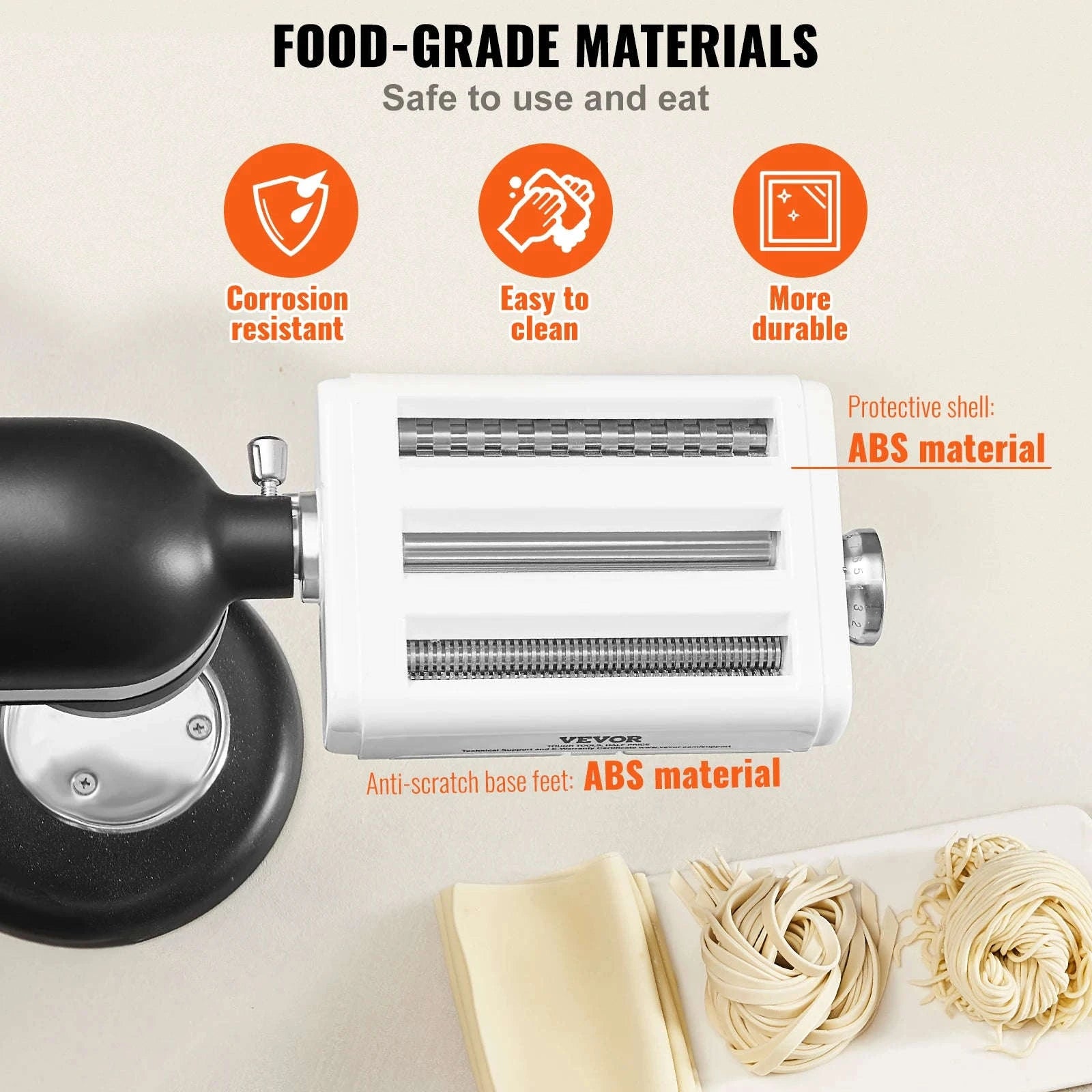 3-in-1 Stainless Steel Pasta Attachment for Stand Mixer-3in1 / Poland