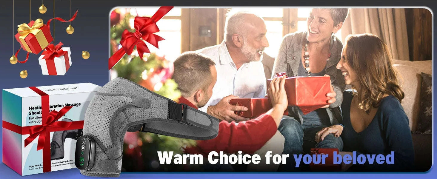 3 in 1 Vibration & Heating Shoulder Massager Pad-3 in 1-4000mAh / CHINA