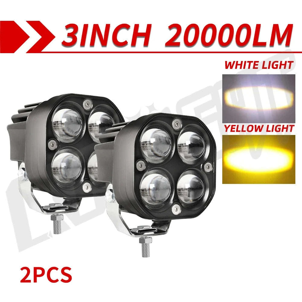 3 Inch LED Work Light 120W 12V/24V Combo Beam IP68-2PC 954H-Y
