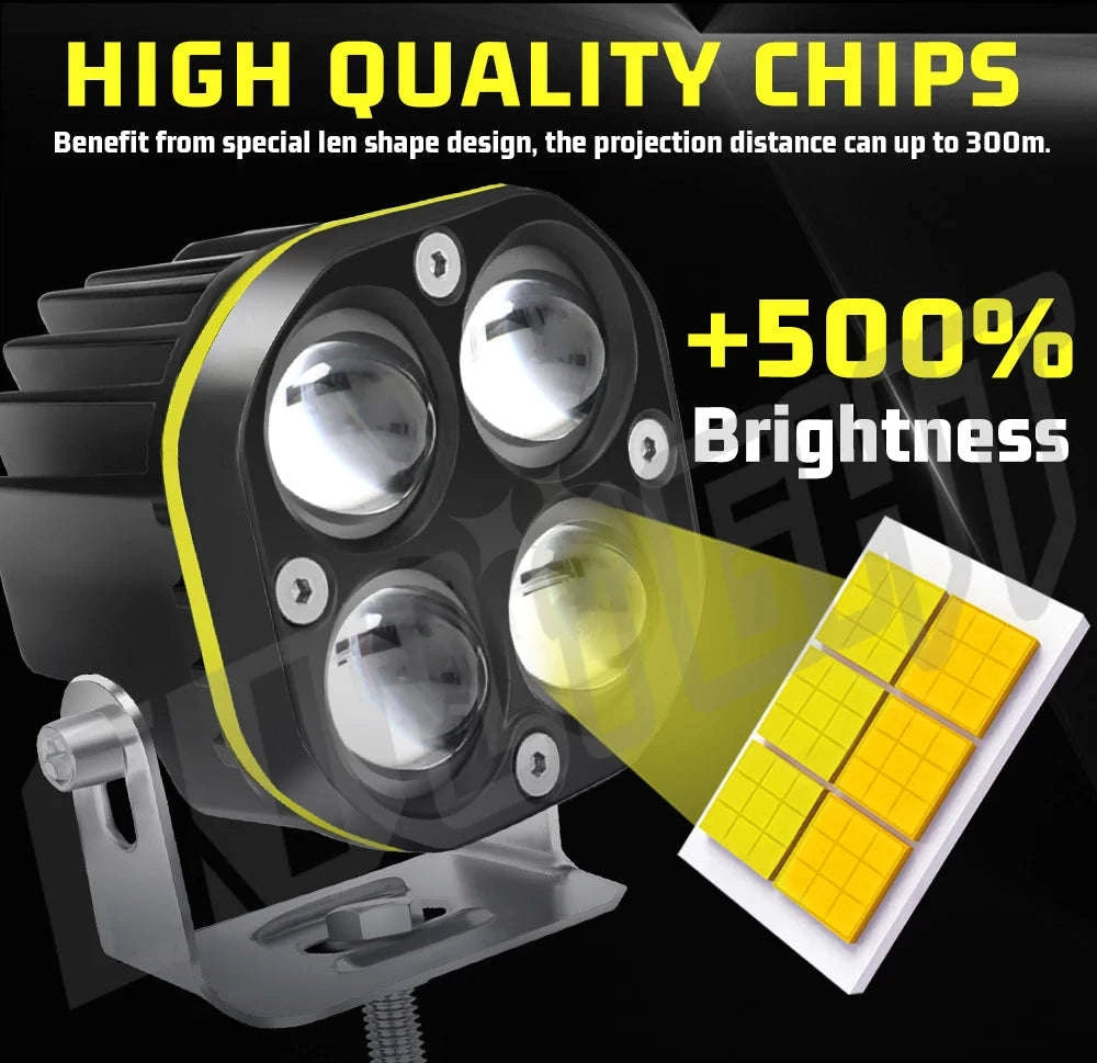 3 Inch LED Work Light 120W 12V/24V Combo Beam IP68-2PC 954H-Y