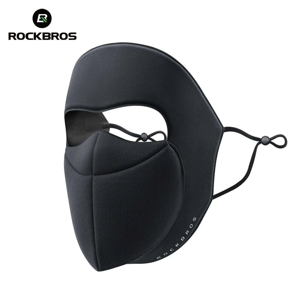 3-Layer Windproof Cycling Face Mask with UV Protection-Grey