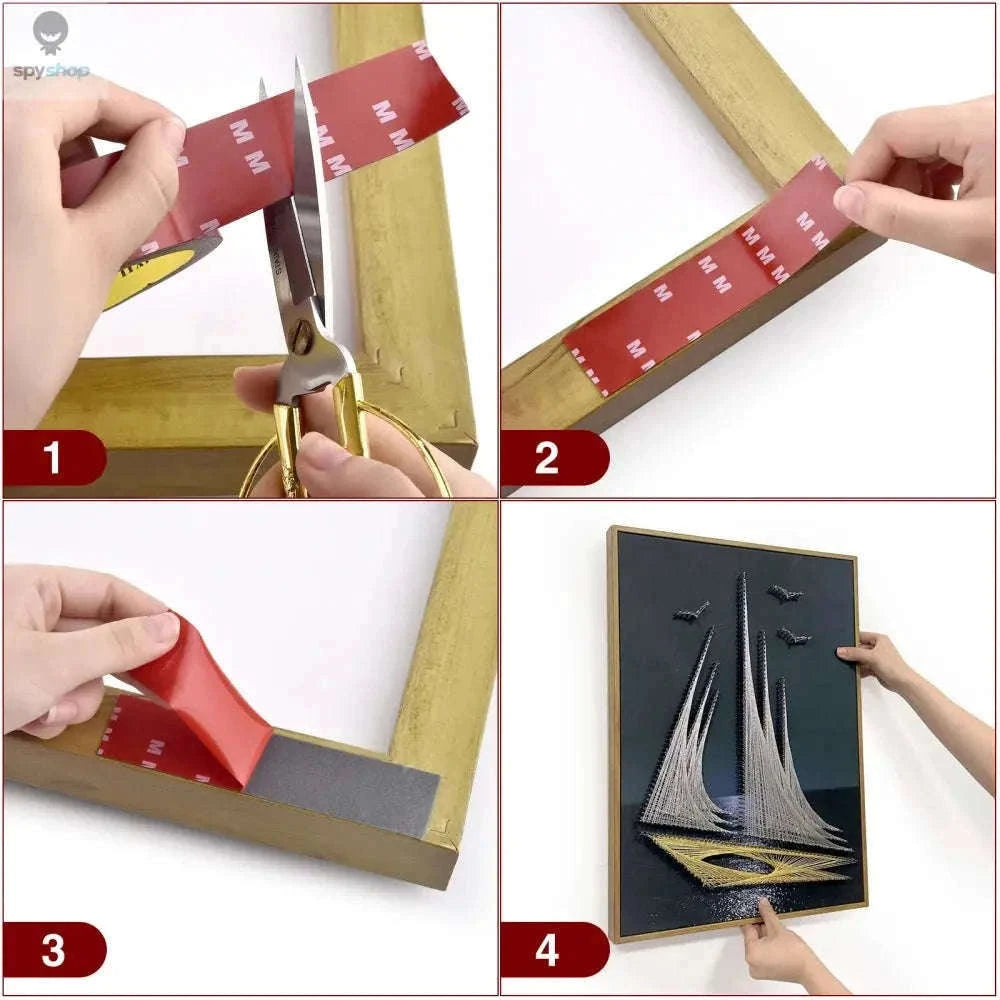 3-Meter Double-Sided Foam Tape for Automotive and Home Use-8mm