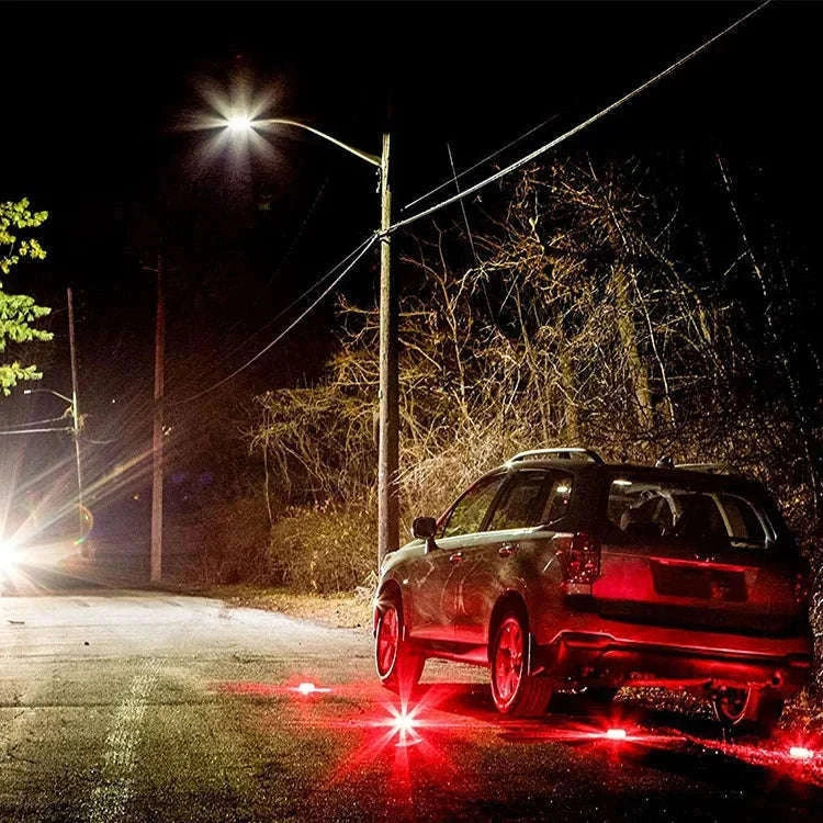 3 Pack LED Road Flares Rechargeable Emergency Warning Lights-3 Pack Rechargeable