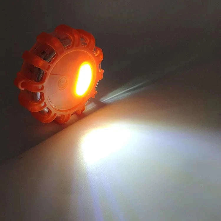 3 Pack LED Road Flares Rechargeable Emergency Warning Lights-3 Pack Rechargeable