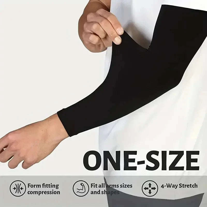 3 Pairs Breathable Sun Protection Sleeves-One Size / sanse