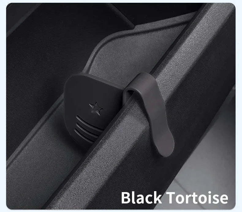 3-Piece Car Side Door Organizer Dividers Adjustable ABS Clip Storage Partition-Black 3pcs