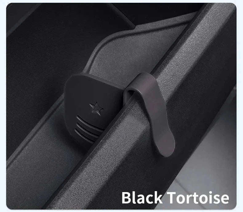 3-Piece Car Side Door Organizer Dividers Adjustable ABS Clip Storage Partition-Black 3pcs