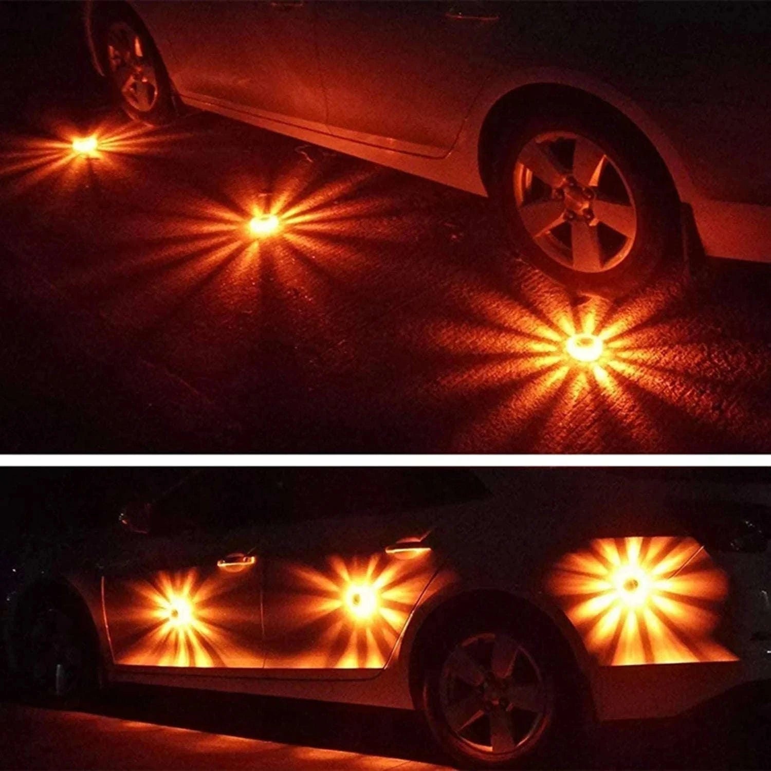 3-Piece LED Road Flare Emergency Lights with Magnetic Base-China Mainland