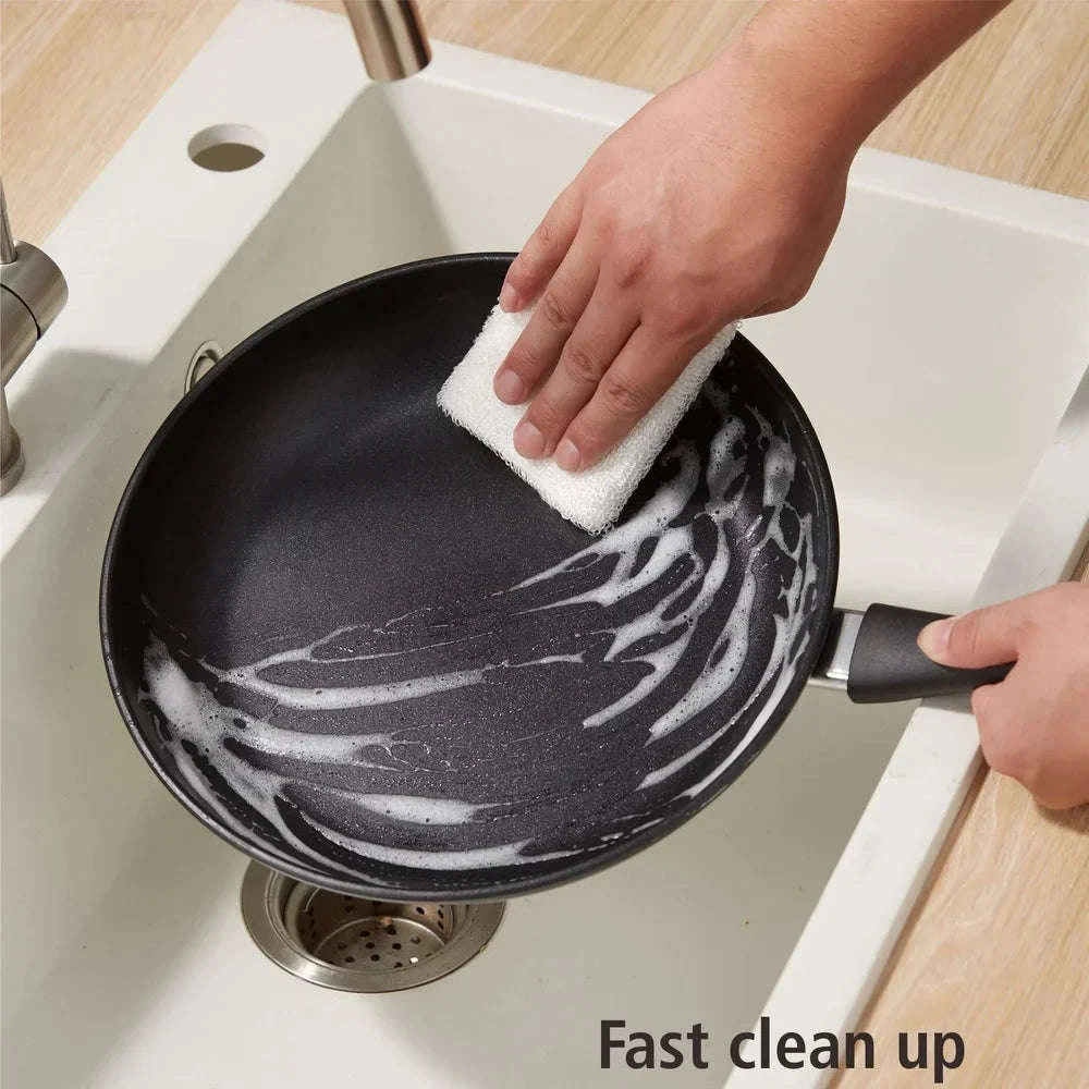 3-Piece Nonstick Aluminum Skillet Set with Even Heat & Easy Clean-United States