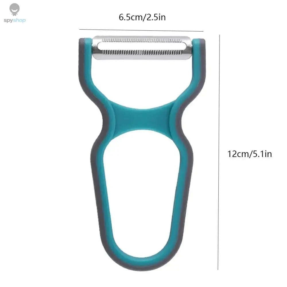 3-Piece Stainless Steel Vegetable Peeler Set – Ergonomic, Sharp, Multi-Use-3 pcs Color Random