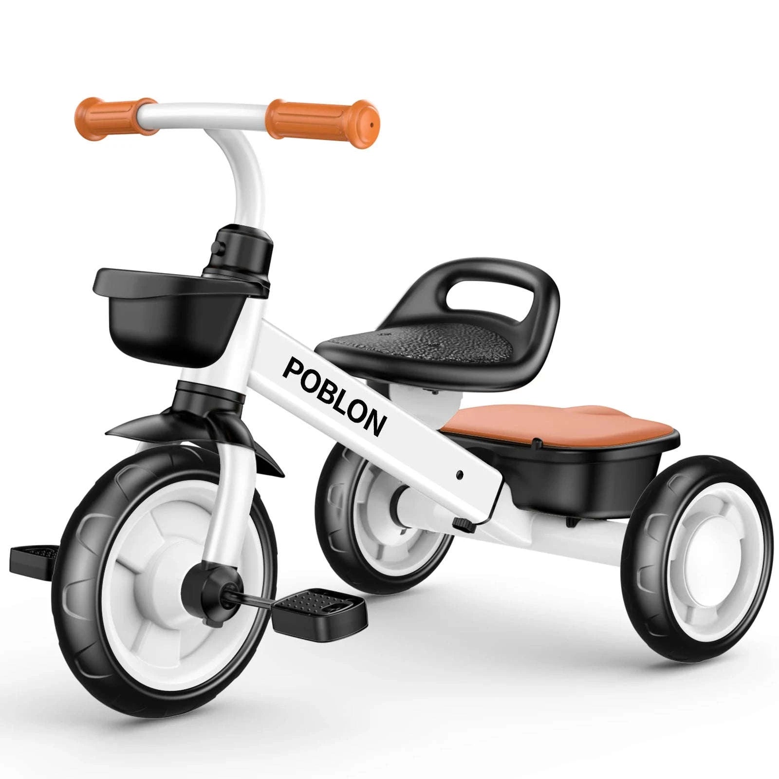3-Wheel Toddler Balance Bike Adjustable Ride-On Ages 3–6-Pink / france