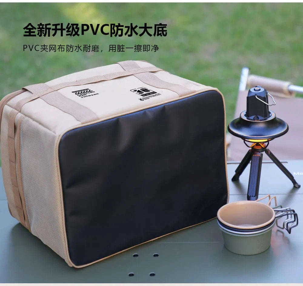 30–42L Tactical Camping Storage Bag with Folding Insulated Design-Green 42L / China Mainland