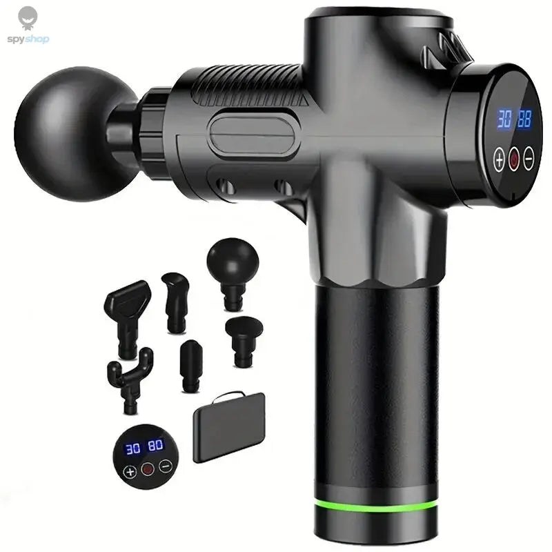 30 Level Massage Gun Fascia Deep Muscle Relax Body Neck Massager Electric Fitness Equipment Noise Reduction Male Female