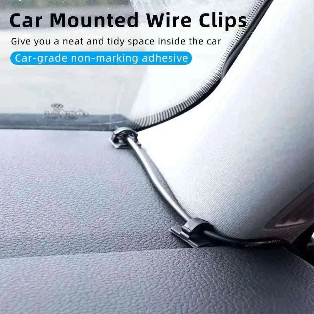 30-Piece Cable Organizer Clips for Neat Desk Cable Control-90PCS White