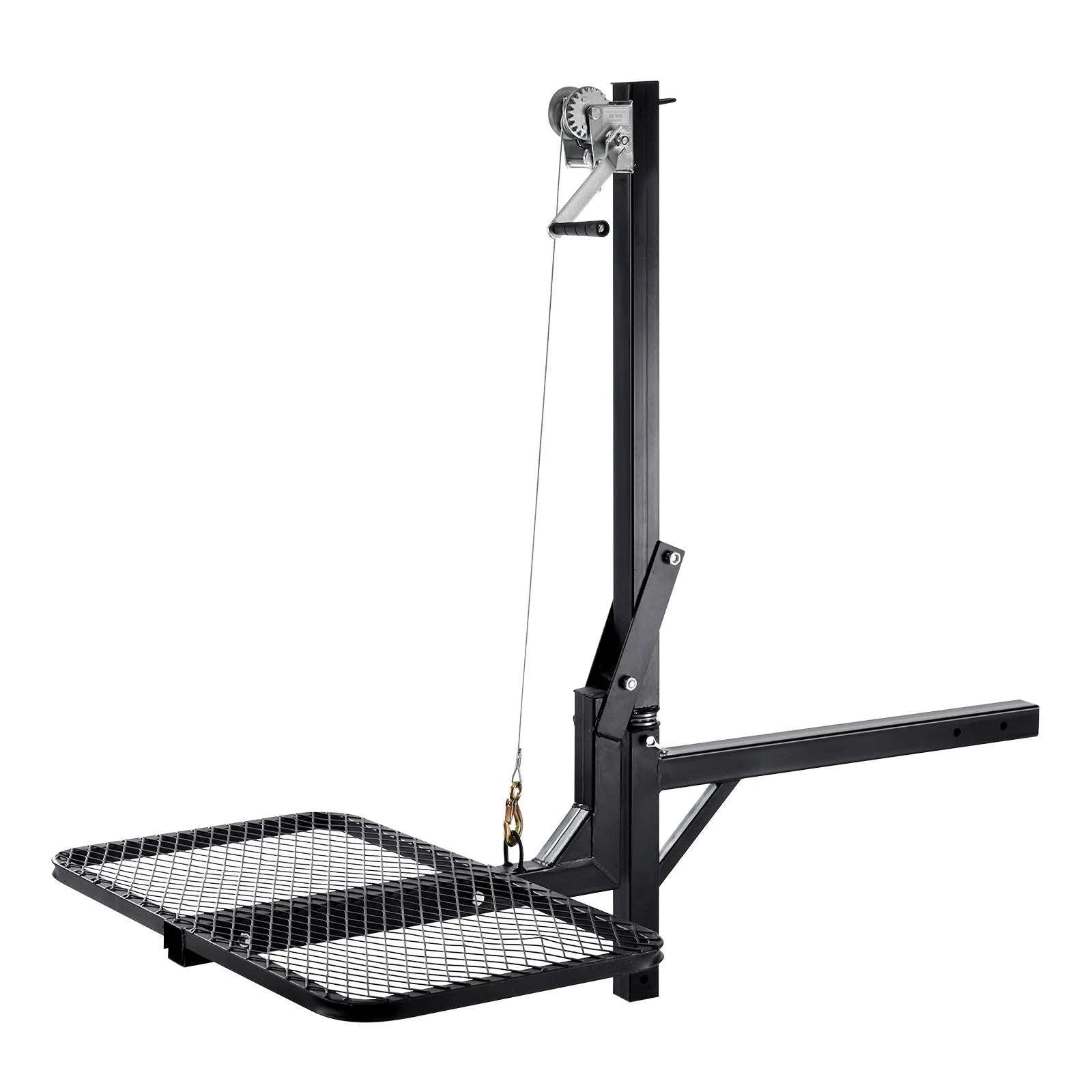 300 lbs Hitch-Mounted Deer Hoist with Platform & 2" Receiver-300lbs / france