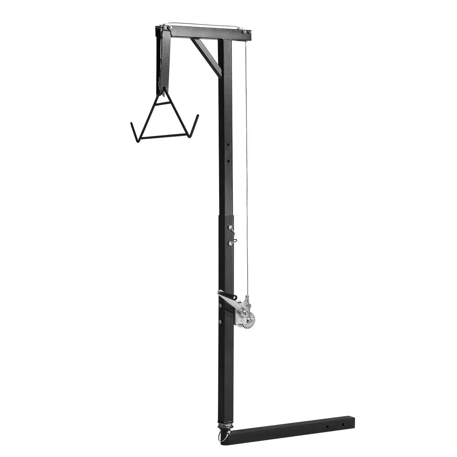 300 lbs Truck Hitch Game Hoist with Adjustable Height Winch-300lbs / United States