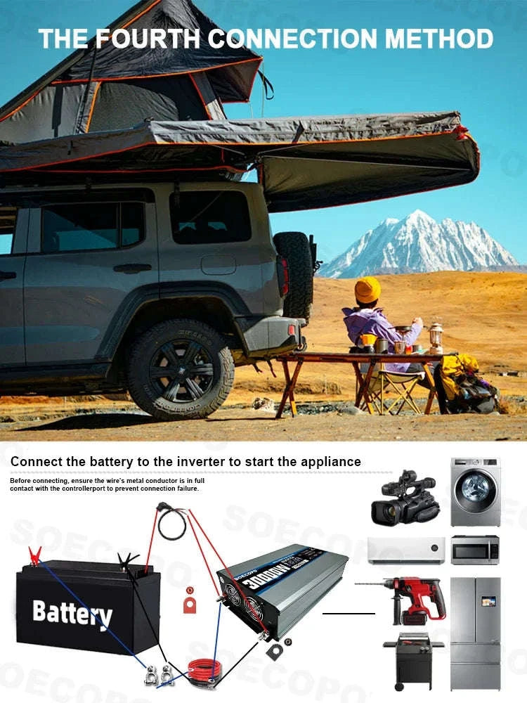 30000W Solar Power System Kit with 800W Panel & 2200W Inverter-12V 24V To 110V 60Hz