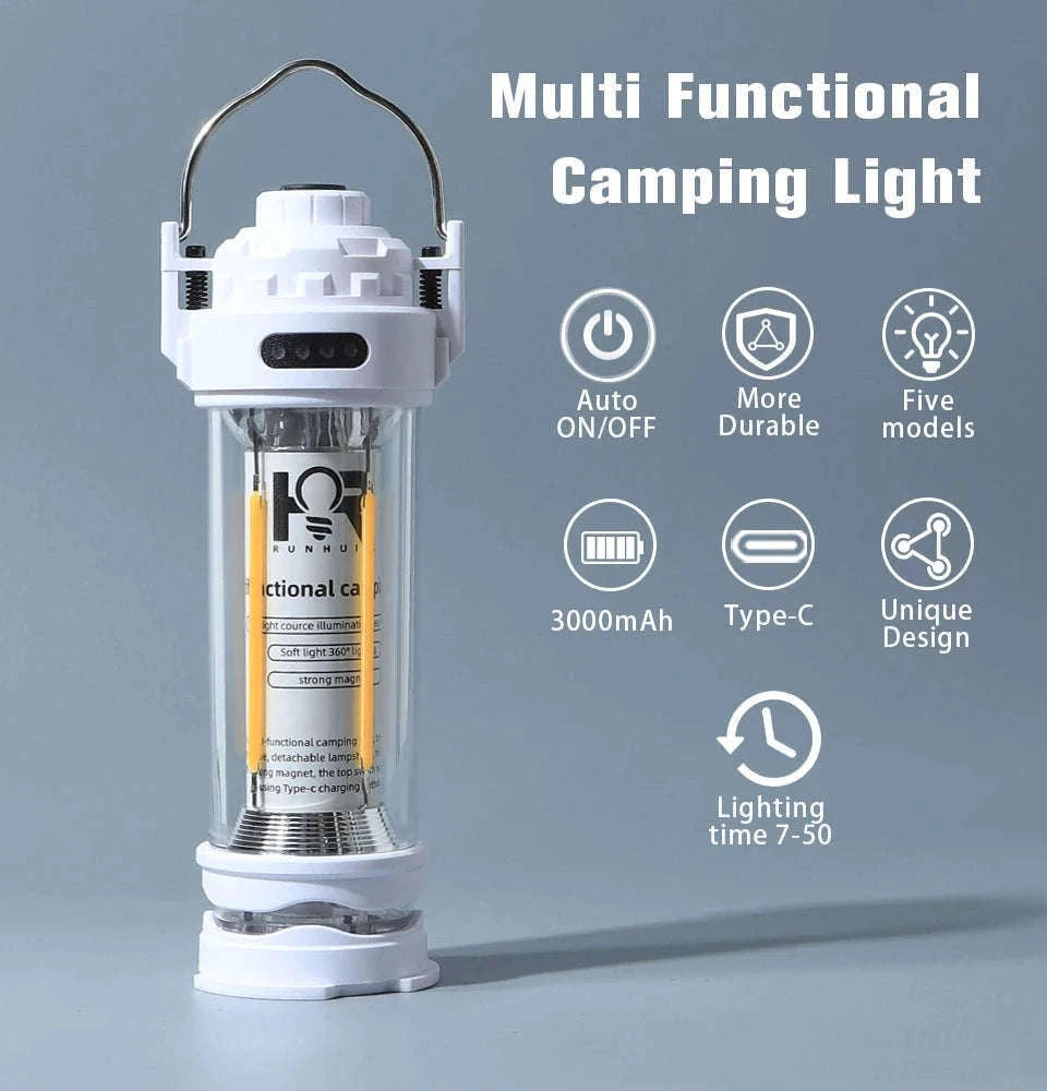 3000mAh Portable Waterproof Camping Lantern-storage bag