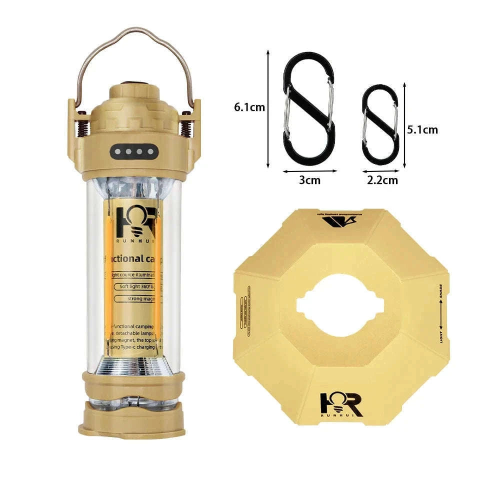 3000mAh Portable Waterproof Camping Lantern-storage bag