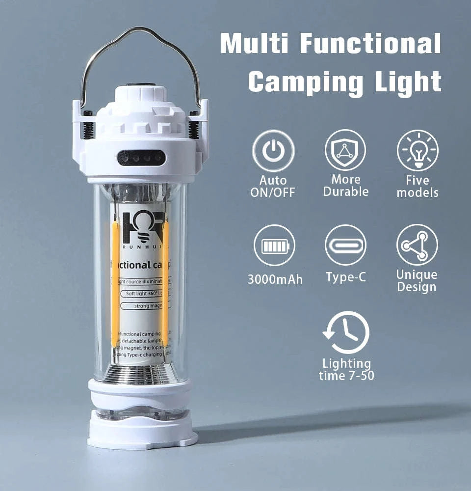 3000mAh Portable Waterproof Camping Lantern-storage bag
