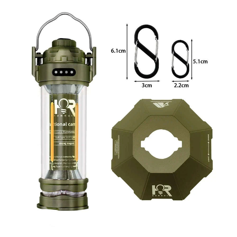 3000mAh Portable Waterproof Camping Lantern-storage bag