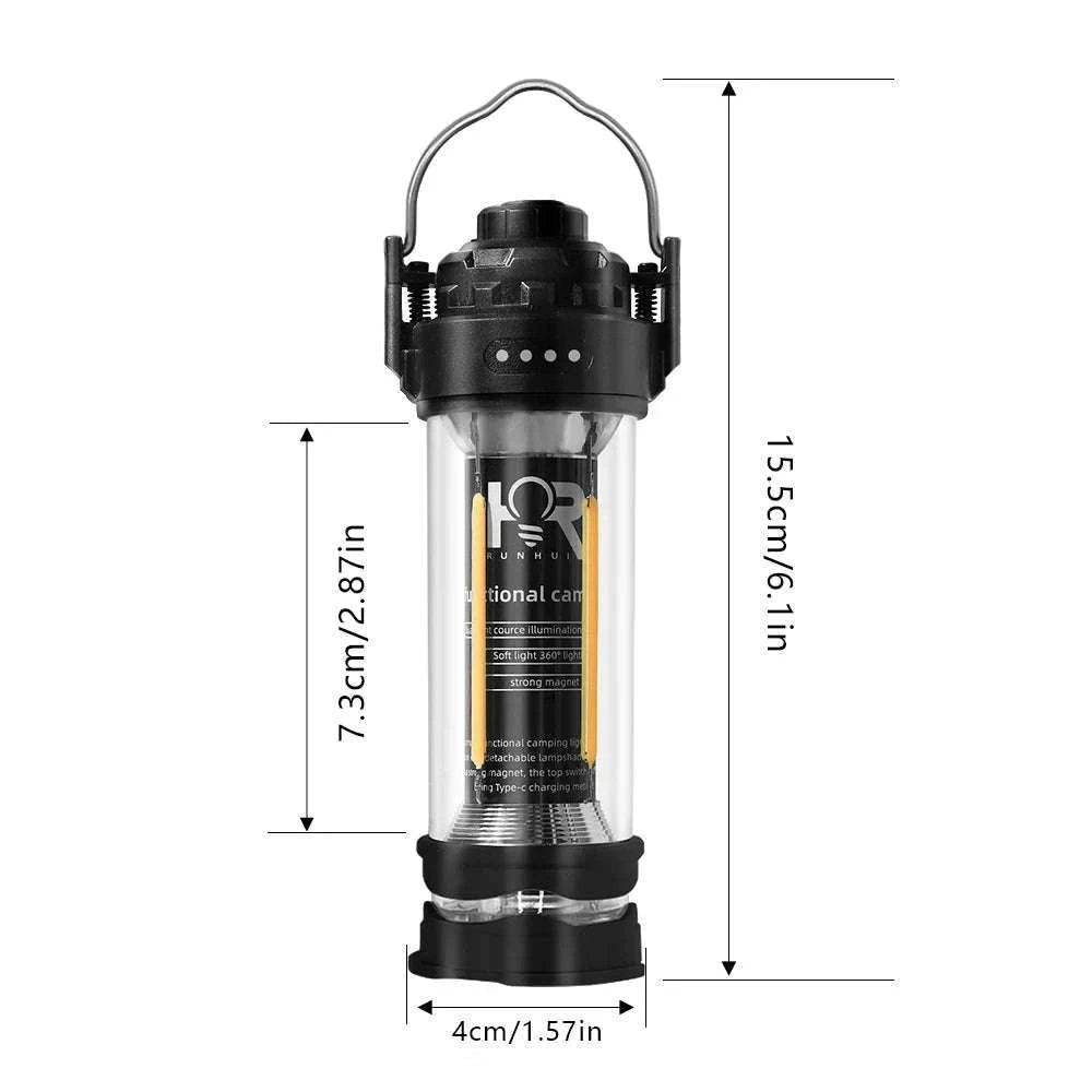 3000mAh Portable Waterproof Camping Lantern-storage bag