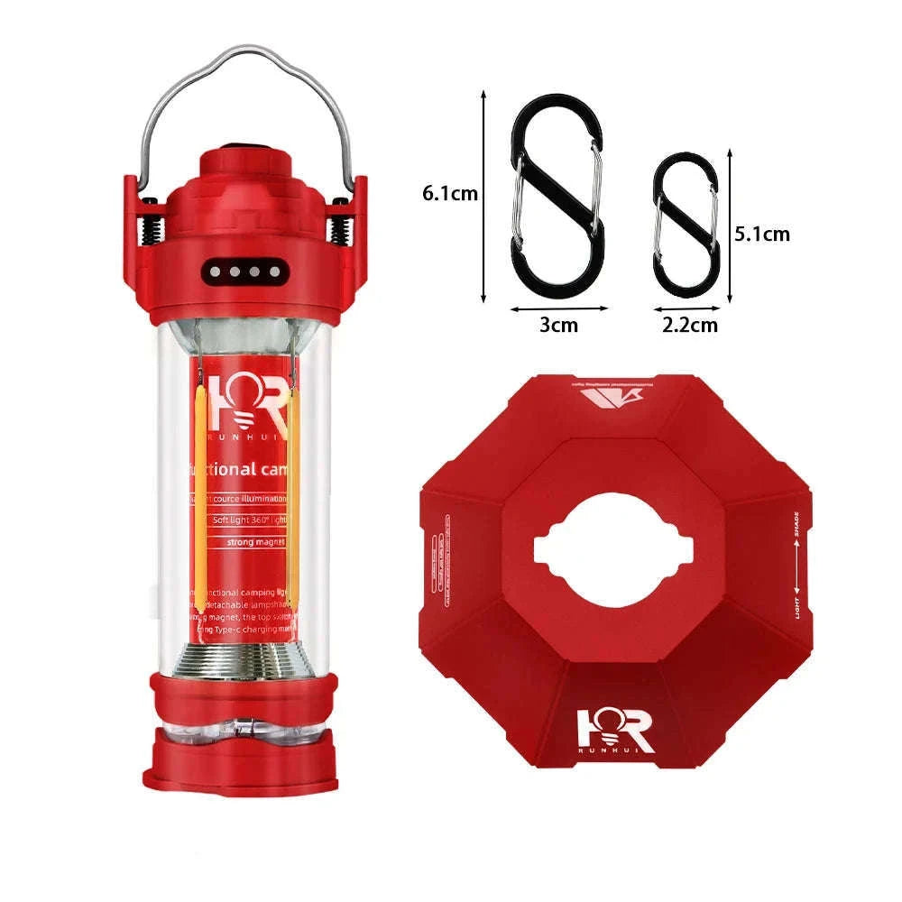 3000mAh Portable Waterproof Camping Lantern-storage bag