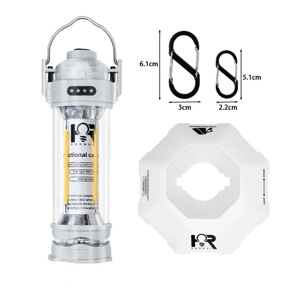 3000mAh Portable Waterproof Camping Lantern-storage bag