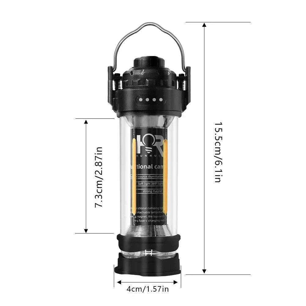3000mAh Portable Waterproof Camping Lantern-storage bag