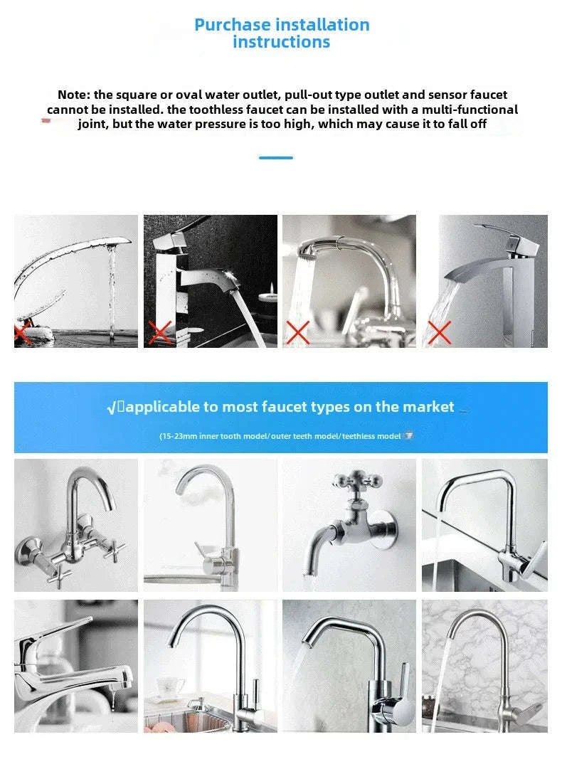 3000W Instant Hot Water Heater Faucet with Temperature Display-Default Title