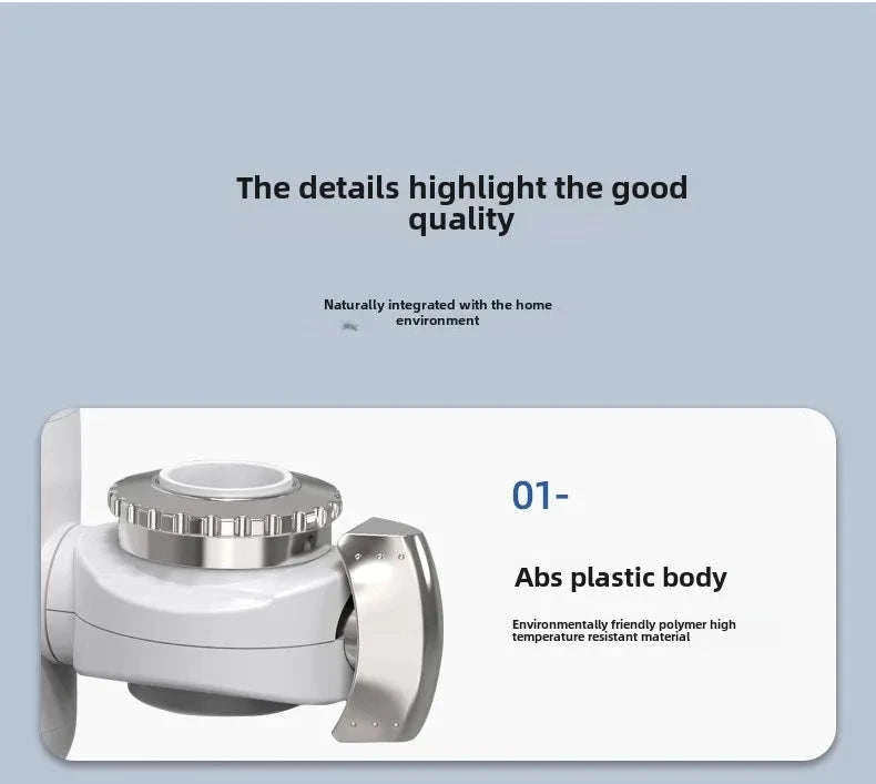 3000W Instant Hot Water Heater Faucet with Temperature Display-Default Title